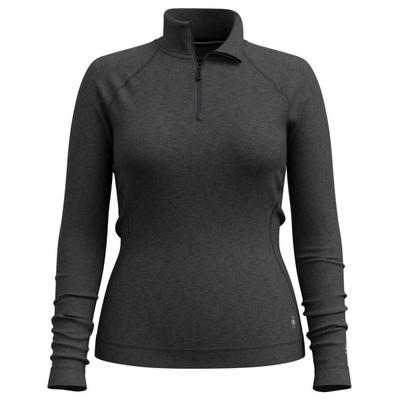 Smartwool - Women's Classic Thermal Merino BL 1/4 Zip Boxed - Merinounterwäsche Gr S schwarz/grau Image