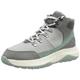 Geox Women's D Oliviera + Grip C Sneaker, Lt Grey Dk Stone, 4 UK