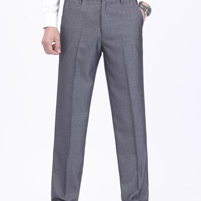 TEMU Men's Plus Size Dress Pants, Trendy Casual Pants, Classic Style