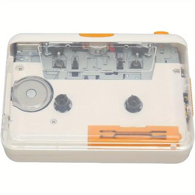 TEMU Portable Tape Converter Plug And Play Portable Mp3 Music Tape Player With Headphones