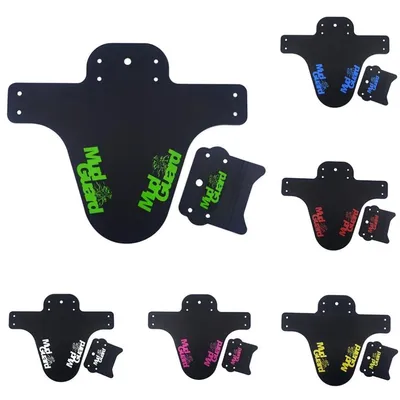 Mountain Bike Fast Release Mudguard Replacement Bicycles Removable Tire Mud Guards Protectors Spare Parts Green