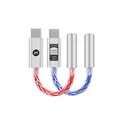 JCALLY JM6 Pro Type-C a 3.5mm Dual DAC CX31993 MAX97220 audio digitale portatile decodifica amp Hifi DAC adattatore per cuffie mobili