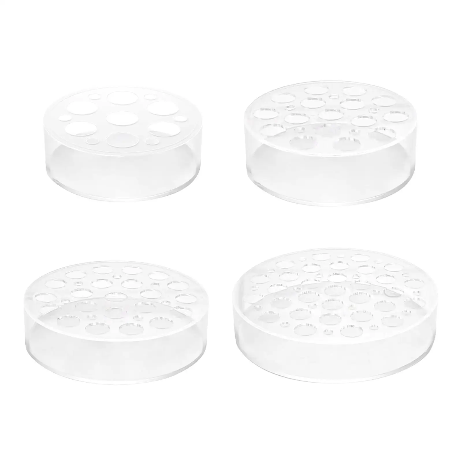 Klare Acryl Blumenvase mit Löchern transparente dekorative Kunst vase für Home Desktop Regal Tisch dekoration Image