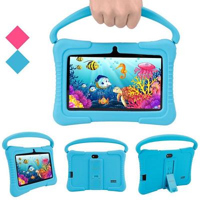 7 Inch Kids Education Tablet PC 2GB RAM32G ROM , Safety Eye Protection Screen, WiFi, Dual Camera , Games, Parental Lock, Study PC With Silicone Protect Case