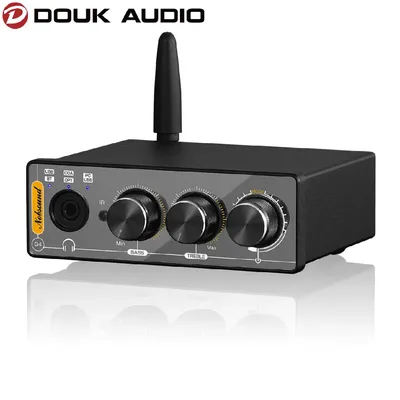 Douk Audio Q4 Mini Ddigital to Analog Converter Bluetooth Receiver S/PDIF USB Gaming DAC COAX / OPT