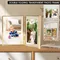 Double Picture Frame 7 x 5Inch Metal Hinged 2 Photos Frame Desk Picture Frame with Glass Folding