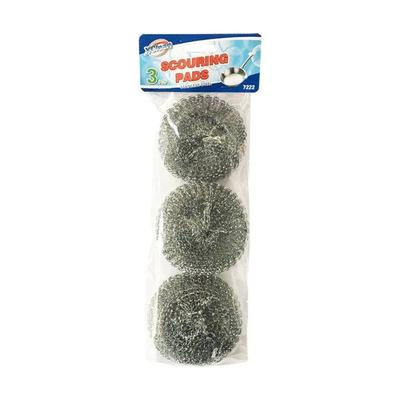 Dowin 072221 - 3PK Stainless Steel SCOURER (7222) Household tools