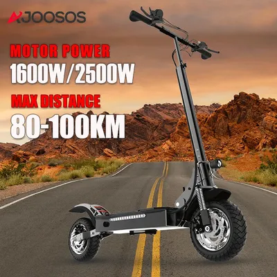 AJOOSOS X750 Electric Scooter Adults 52V 1600W 2500W Rear Motor 3 Speed Gear 65km/h 75km