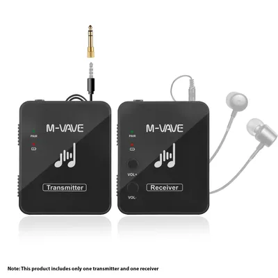 M-VAVE WP-10 2.4GHz Wireless Ear Back Receiver Rechargeable Receiver of Wireless Earphone Monitor