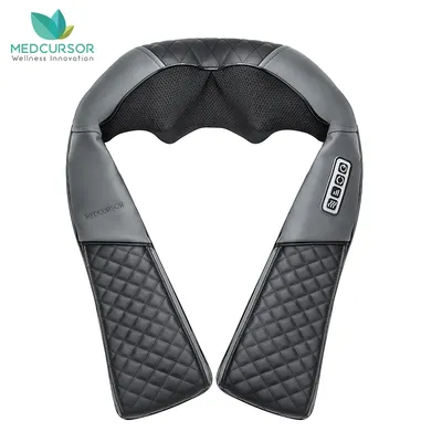 Medcursor Electric Neck And Back Massager Neck And Shoulder Kneading Massage Pillow Neck Cervical