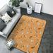 Cute puppy J Area Rugs for Living Room Bedroom 5x7 Soft Throw Washable Rug Non-Slip Carpet Indoor Floor Rug Bedroom Decor Aesthetic