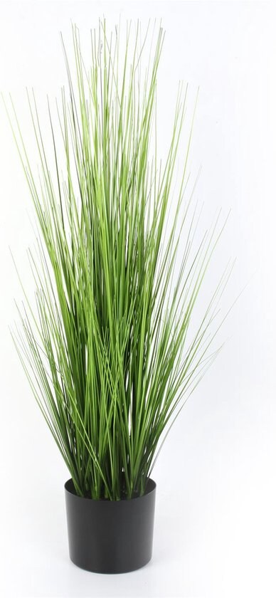 NATURN LIVING Kunstrasen Pitrus - ø 15 x 85 cm - Juncus effusus - Wartungsfreie Pflanze - Kunstrasen - Grün Image