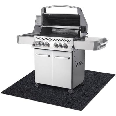 Grillschutzmatte GIN 2057 für die Terrasse, Outdoor - Anthrazit grey 120x120 cm Image