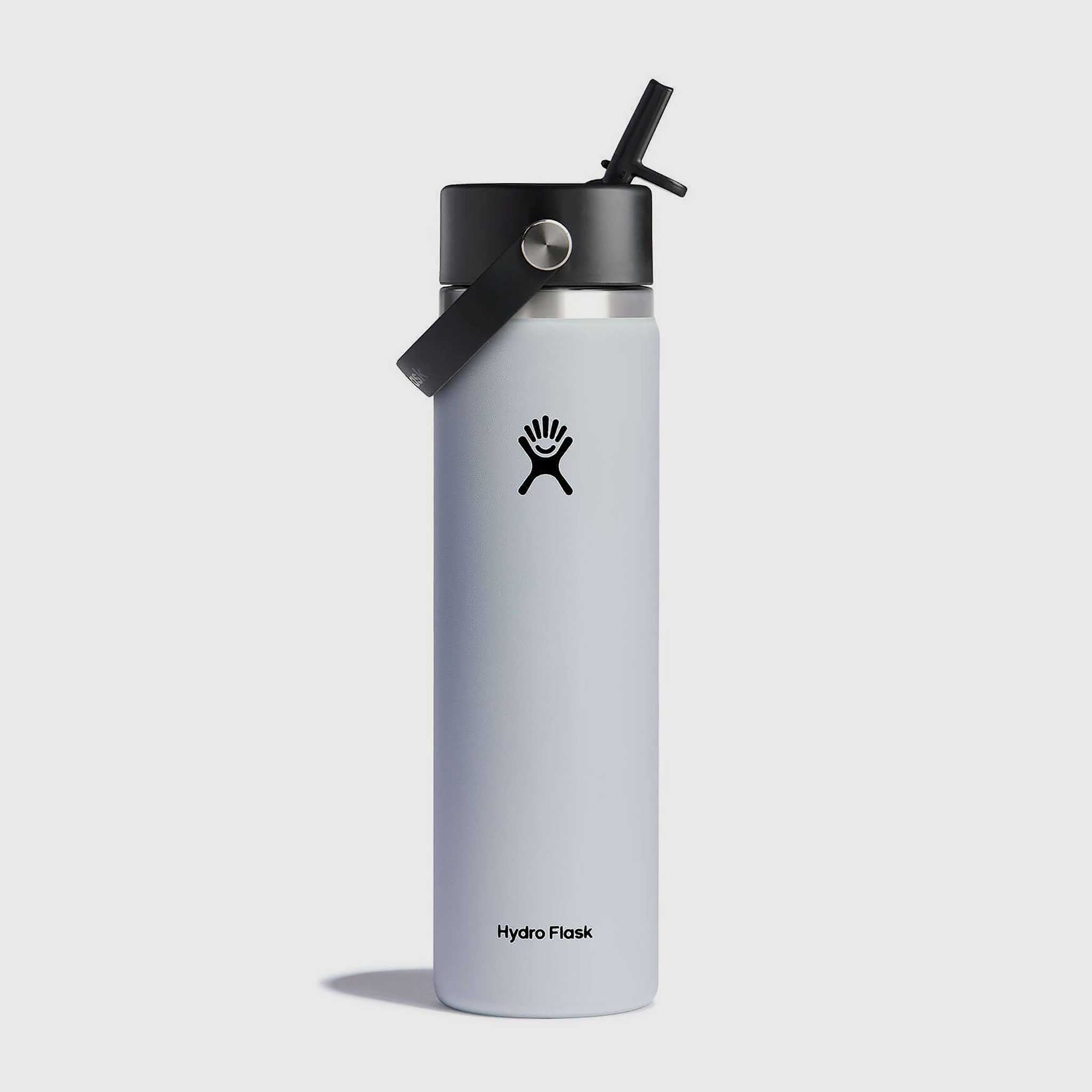 Hydro Flask 24oz Wide Flex Straw Cap Bottle Water Bottles and Drinkware White
