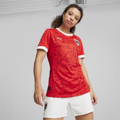 Puma Womens Austria 2024 Home Football Jersey - Red - Size X-large | Puma Sale | Discount Designer Brands