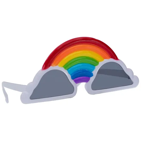 Brille Regenbogen mit Wolke