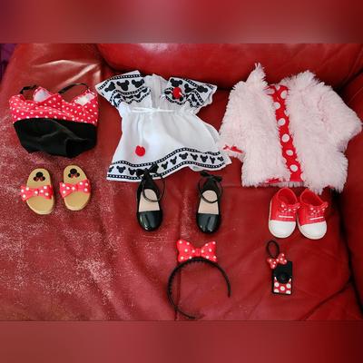 Disney Toys | Disney Ily 4ever Minnie Mouse Clothes Shoes Accessories Benifits Charity | Color: Pink/White | Size: Osbb