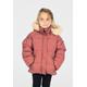 Steppjacke ZIGZAG "Alya", Kinder, Gr. 128, rosa, 100% Polyester, bedruckt, sportlich, normal, hoch geschlossener Ausschnitt, Langarm, Jacken, mit abnehmbarer Kapuze