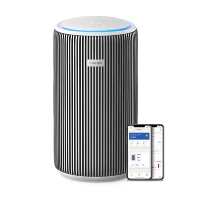 PHILIPS Luftreiniger "AC3220/10 PureProtect 3200 Series, Luftreinigungsrate (CADR) 520 m³/h" 3-Schichten-HEPA-Filtersystem, leise weiß (silber/arktisweiß)