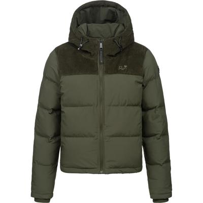 Steppjacke RAGWEAR "Amazze", Damen, Gr. S (36), grün (olivgrün), Obermaterial 1: 100% Baumwolle, Obermaterial 2: 100% Polyester, Innenfutter: 100% Polyester, Wattierung: 100% Polyester, modisch, gerade hüftlang, hoch geschlossener Ausschnitt,... Image