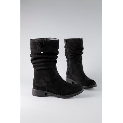 Stiefel ANISTON SHOES Gr. 41, Normalschaft, schwarz Damen Schuhe Stiefelette mit slouchy Schaft - NEUE KOLLEKTION