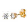 Paar Ohrstecker OROLINO "Gold 750 mit 2x Brillant zus. 0,50 ct.", gelb (gelb, weiß), Ohrringe, Damen, ONE-SIZE, 0,5 ct SI = kleine Einschlüsse, Gold