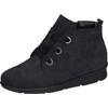 Schnürboots WALDLÄUFER "K-INGA", Damen, Gr. 8 (42), blau (nachtblau), Nubukleder, unifarben, klassisch, Schuhe, Stiefelette, Bequemschuh in Komfortweite K = extraweit