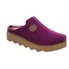 Pantoffel ROHDE "FOGGIA", Damen, Gr. 41, lila (brombeere, meliert), Filz, klassisch, Schuhe, Hausschuh, Schlappen, Clog, Homeslipper mit Profilsohle