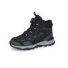 Winterboots DOCKERS BY GERLI, Kinder, Gr. 35, schwarz (schwarz, grau), Nubuklederimitat, Textil, sportlich, Schuhe, Freizeitstiefel mit wasserabweisendem DOCK-Tex