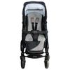 Babylammfell HEITMANN FELLE "Lammfell-Einlage", Baby, Gr. B/L: 35cm x 77cm, Lammfell, grau, unifarben, Wohndecken, echtes Lammfell, geschoren, mit 5 Gurtschlitzen, vielseitig einsetzbar