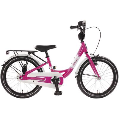 Kinderfahrrad BACHTENKIRCH "18" Baxi - pink" Fahrräder Gr. 26cm, 18 Zoll (45,72cm), rosa (pink/weiß + pink) Kinder Alu Kinderfahrrad mit Vollausstattung, erhältlich in 141618 Zoll