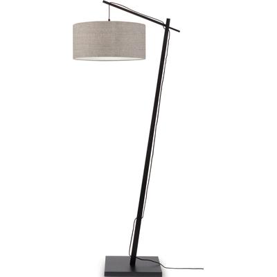 GOOD & MOJO Stehlampe "Andes", beige (dunkelbeige), Ø 60cm H: 176cm, Lampen, Bogenlampe