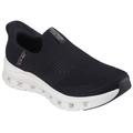 Slip-On Sneaker SKECHERS "GLIDE-STEP PRO-EVERYDAY CITIZEN", Damen, Gr. 38, schwarz, Textil, sportlich, Schuhe, Slipper, Freizeitschuh, Halbschuh in veganer Verarbeitung