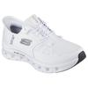 Slip-On Sneaker SKECHERS "GLIDE-STEP PRO", Damen, Gr. 38, weiß, Textil, sportlich, Schuhe Sneaker, Slipper, Freizeitschuh mit komfortabler Heel Pillow Funktion