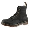 Schnürstiefelette DR. MARTENS "1460 schmale Form", Herren, Gr. 38, schwarz grizzly, Leder, unifarben, klassisch, Schuhe, Plateaustiefel, Winterstiefel mit modischem Blockabsatz