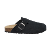 Hausschuh CMP "NAVARRO WMN SLIPPERS", Damen, Gr. 38, schwarz (nero), Leder, sportlich, Schuhe