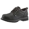 Schnürschuh DOCKERS BY GERLI, Herren, Gr. 41, schwarz, Leder, Basic, Schuhe, Trekkingschuh, Trachtenschuh mit Profilsohle