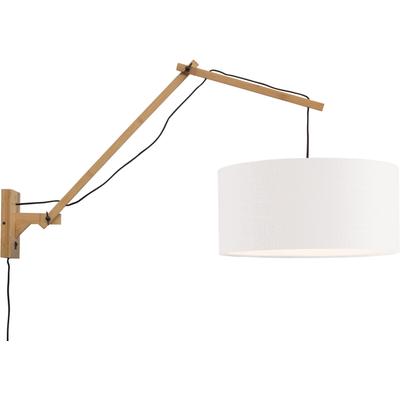 GOOD & MOJO Wandleuchte "Andes", weiß, Ø 47cm H: 70cm, Lampen Image