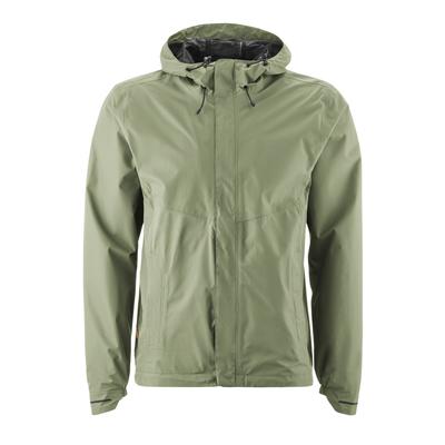 Fahrradjacke GONSO "SAVE JACKET ESSENTIAL M", Herren, Gr. XL, grün (schilfgrün), 100% Polyester, Rundhals, Langarm, Jacken, Herren Regenjacke wind- und wasserdicht, Radjacke mit Kapuze Image