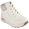 Sneaker SKECHERS "Uno Gen1 - Darling Daze", Kinder, Gr. 38, beige (natur), Lederimitat, Textil, sportlich, Schuhe, Schnürboots, Winterstiefel, High Top Sneaker mit Warmfutter