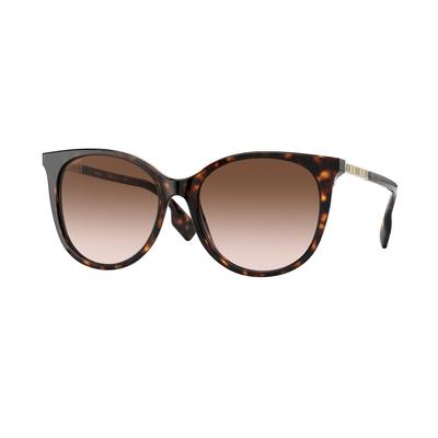 Burberry BE4333F 300213 55 Dark Havana Woman Cat Eye Sunglasses