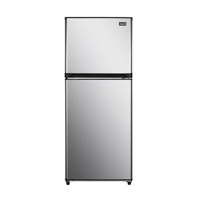 Avanti FF10B3S 10 cu ft Apartment Size Home Refrigerator w/ Solid Doors - Stainless Steel, 120v, Silver