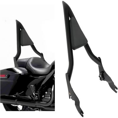 TEMU Backrest Bar Compatible With 2009-2024 Touring Road King Electra Glide Cvo Street Glide Road Glide Ultra Limited Low Powder Coatedelectrophoresis Black (22