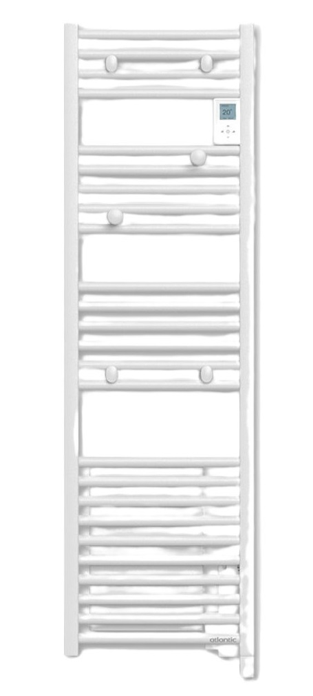 Sèche-serviette 300 W DORIS DIGITAL ETROIT blanc brillant ATLANTIC 851308