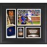 "Brandon Nimmo New York Mets Framed 15"" x 17"" Player Collage with a Piece of Game-Used Ball"