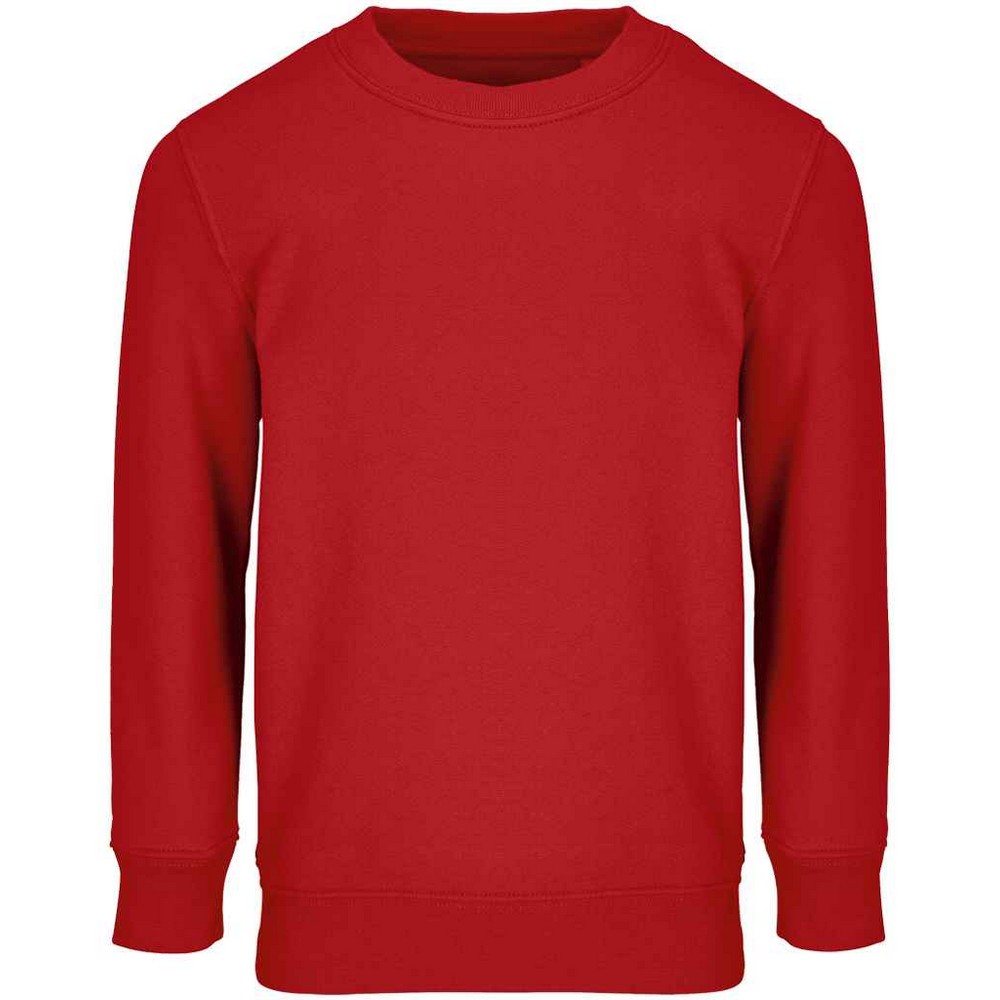 SOLS Childrens Unisex Childrens/kids Columbia Sweatshirt (bright Red) - Size 12Y | SOLS Sale | Discount Designer Brands