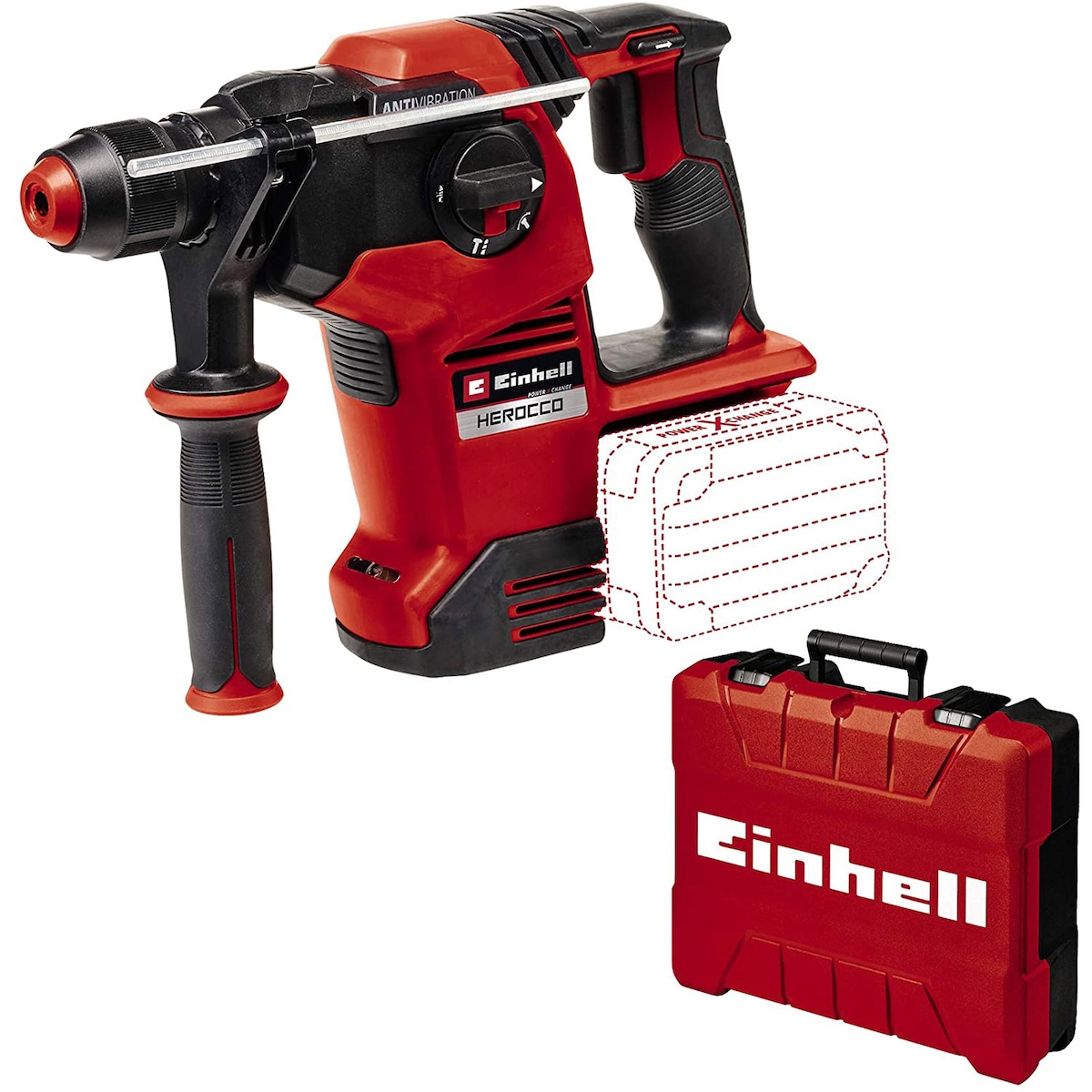 Einhell HEROCCO 36/28 - Akku-Bohrhammer 3.2 Joule, 29 Nm, bürstenloser Motor, SDS+ Image