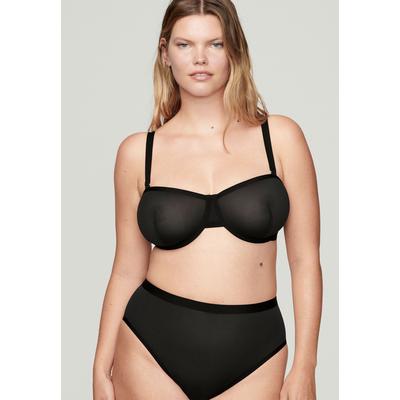 Plus Size Women's The Balconette - Mesh by CUUP in Salt (Size 38 A)