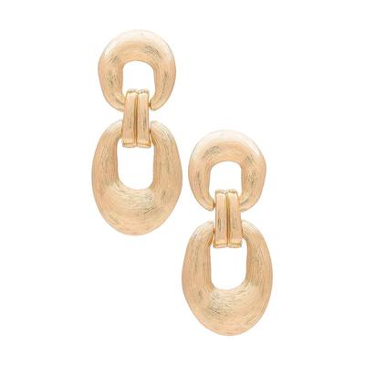 Plus Size Women's Circle Drop Earring by 8 Other Reasons in Gold (Size NO SIZE)