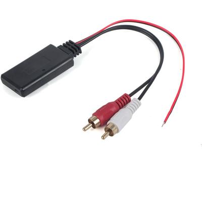Universeller kabelloser Bluetooth-Modul-Adapter, AUX-Audio, 2 RCA-Hilfskabel, Autoradio-Anschluss Image